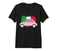 500 Oldtimer Flagge Italien Geschenk Papa Motoren Premium T-Shirt