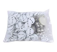 500 Stück DIY Button Badge, andere Handwerkzeuge Andere Handwerkzeuge und Zubehör Teile 44mm Metallabdeckung Transparente Film Pin Back Cover für Kleidung und Heimdekoration