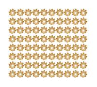 500 stücke perlenkappen Lotus Form perlen abstandshalter Armband Halskette zubehör für DIY Handwerk schmuck Machen (kc goldene 10mm)