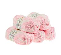 500g Baby-Wolle Strickgarn ALIZE Baby Best Batik Antipilling, unterschiedliche Farben, Farbe:6660