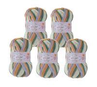 500g Baby-Wolle Strickgarn ALIZE Baby Best Batik Antipilling, unterschiedliche Farben