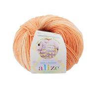 500g Baby-Wolle Strickgarn ALIZE Baby Wool Batik, unterschiedliche Farben, extra weich, 10x50g (7720)