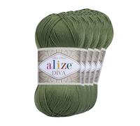 500g Strickgarn ALIZE DIVA - Häkelgarn Wolle Sommer Stricken Häkeln