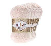 500g Strickgarn ALIZE DIVA - Häkelgarn Wolle Sommer Stricken Häkeln