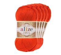 500g Strickgarn ALIZE DIVA - Häkelgarn Wolle Sommer Stricken Häkeln
