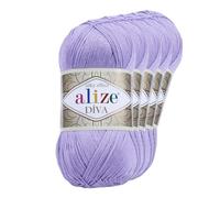 500g Strickgarn ALIZE DIVA - Häkelgarn Wolle Sommer Stricken Häkeln