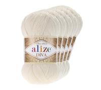 500g Strickgarn ALIZE DIVA - Häkelgarn Wolle Sommer Stricken Häkeln