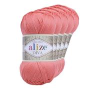 500g Strickgarn ALIZE DIVA - Häkelgarn Wolle Sommer Stricken Häkeln