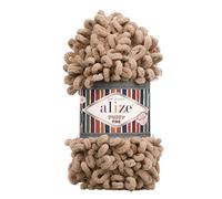 500g Strickgarn ALIZE Puffy Fine Uni, stricken ohne Nadeln auch für Anfänger geeignet