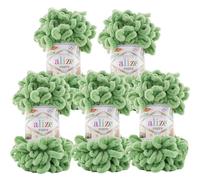 500g Strickgarn ALIZE Puffy Uni, stricken ohne Nadeln auch für Anfänger geeignet