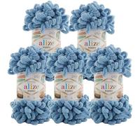 500g Strickgarn ALIZE Puffy Uni, stricken ohne Nadeln auch für Anfänger geeignet