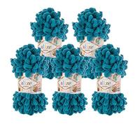 500g Strickgarn ALIZE Puffy Uni, stricken ohne Nadeln auch für Anfänger geeignet