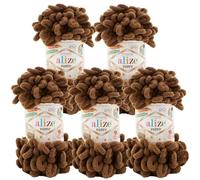 500g Strickgarn ALIZE Puffy Uni, stricken ohne Nadeln auch für Anfänger geeignet