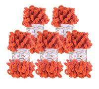 500g Strickgarn ALIZE Puffy Uni, stricken ohne Nadeln auch für Anfänger geeignet