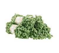 500g Strickgarn ALIZE Puffy Uni, stricken ohne Nadeln auch für Anfänger geeignet, Farbe:485 grün