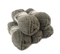 500g Strickgarn Strickwolle Alize Superlana Maxi 25% Wolle, Farbwahl, Farbe:182 medium grey melange