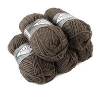 500g Strickgarn Strickwolle Alize Superlana Maxi 25% Wolle, Farbwahl, Farbe:240 milky brown