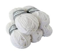 500g Strickgarn Strickwolle Alize Superlana Maxi 25% Wolle, Farbwahl, Farbe:55 weiß