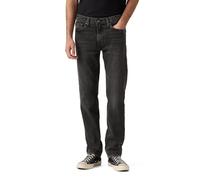 Tapered-fit-Jeans LEVI'S "502 TAPER", Herren, Gr. 31, Länge 32, schwarz (night shadows), Denim/Jeans, Obermaterial: 99% Baumwolle, 1% Elasthan, Basic, loose fit knöchellang, Jeans, in elegantem, moder