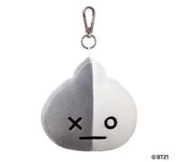 5034566613393 Aurora World BT21, VAN Plüsch Schlüsselanhänger Grau/Weiß
