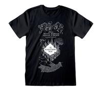 5055910345067 Heroes Inc.EU Harry Potter Marauders Map Black T-Shirt XL Schwarz