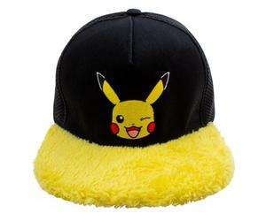 5055910349522 Heroes Inc.EU Pokemon Cap mit gelbem Flauschig Schild Schwarz