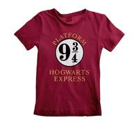 5055910399589 Heroes Inc.EU Harry Potter Kids Hogwarts Ex Maroon T-Shirt 9-11 Years Weinrot
