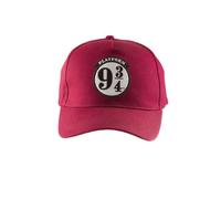 5056463480564 Heroes Inc.EU HP Platform Badge Red Baseball Cap One Size Weinrot