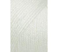 50g Liza - Farbe: 94 - wollweiß - widerstandsfähig und die Seide erzeugt weiche Farbschattierungen, die Dieses Garn auf EIN höheres Niveau hebt