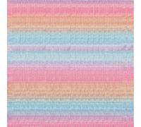 50g Merino Baby Aquarelle - Farbe: 357 - Beige-Hellhimmelblau-Rosé - mit Degradé-Effekt in 3 Farben