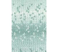 50g Snowflake - Farbe 92 - wollweiß/grün - hält Dich an kalten Wintertagen kuschelig warm