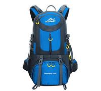 50L Sport Outdoor Rucksack, Travel Rucksack, Rucksack Wandern, ideal für Outdoor Sport, Wandern, Trekking, Camping Reisen, Bergsteigen. wasserdichte Bergsteigtasche, Reiseklettern Daypacks(Tiefblau)