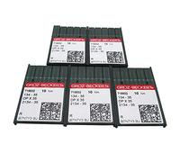 50Stück Groz-Beckert DPX35 134-35(R) Walkingfußnadel in CKPSMS, transparenter Kunststoffbox, kompatibel mit/Ersatz für Pfaff Marke 145 335 545 1245 (Nadelgröße:24/180)