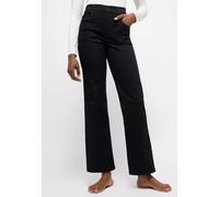 Angels Jeans Lara mit weitem Bein in Schwarz D44 / L28 Straight Fit