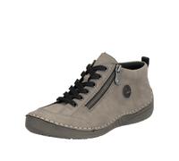 Rieker Damen Bequemschuhe 52514, Frauen Schnürschuhe,straßenschuhe,Strassenschuhe,Schnuerung,lace-up Shoes,Low-tie,bequem,grau (42),37 EU / 4 UK