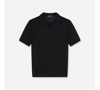 Strickpullover OLYMP "OLYMP Casual Strick, regular fit", Herren, Gr. L, schwarz, 50% Baumwolle, 50% Lyocell, Pullover Strickpullover (75080717-L) schwarz