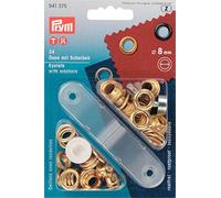 541375 - Ösen und Scheiben MS goldfarbig 8,0 mm