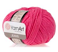 55% Baumwolle 45% Acryl YarnArt Jeans Sport Garn 1 Knäuel 50 g 59 Yards