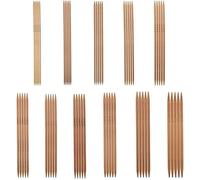 55 Stück Kurze Stricknadeln 2-5mm, 13cm Doppelkopf Sockenstricknadeln, Bequemes und Leichtes Nadelspiel Set, Ideal für Socken, Mützen, Schals | Perfektes Geschenk für Muttertag, Weihnachten & Hobbys