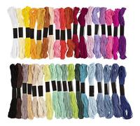 5707167164785 Creativ Company Creativ Company Stickgarn, Dicke 1 mm, 42 Bündel, sortierte Farben Bunt