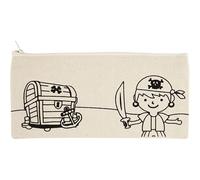 5712854182669 Creativ Company Creativ Company Mäppchen, Piraten, Größe 21x9 cm, 245 g, Hellnatur, 1 Stk