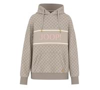 JOOP! Damen Hoodie - Loungewear, Kapuzenpullover, Muster, Logo Hellbraun L