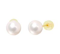 585er Gold Ohrstecker Akoya Perle Ø6 Ohrhänger Solitaire Ohrschmuck 14K