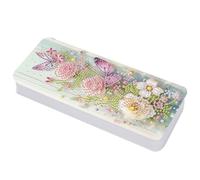 5D Diamond Painting Federmäppchen Stiftebox, DIY Diamant Malerei Bleistiftetui Bleistiftbox, Diamant Painting Stifte Aufbewahrung Organizer Geschenk (P)