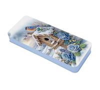 5D Diamond Painting Federmäppchen Stiftebox, DIY Diamant Malerei Bleistiftetui Bleistiftbox, Diamant Painting Stifte Aufbewahrung Organizer Geschenk (K)