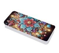 5D Diamond Painting Federmäppchen Stiftebox, DIY Diamant Malerei Bleistiftetui Bleistiftbox, Diamant Painting Stifte Aufbewahrung Organizer Geschenk (J)