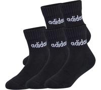 5er Pack adidas Linear Kids Ankle Freizeitsocken Kinder KC6915 - black/black/black/black 22-24