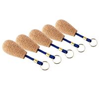 5er-Pack Boots Schlüssel-Anhänger aus Kork | maritime Anhänger für Schlüssel (Boje) | 3 verschiedene Formen zur Auswahl