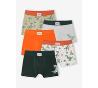 5er-Pack Boxershorts DINO, Jungen tinte Gr. 98/104 von Vertbaudet
