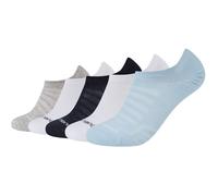 5er Pack camano Mesh Ventilation No Show Füßlinge 5081 - angel falls 39-42